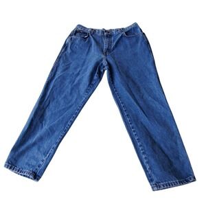 Chic Vintage 80's Medium Wash High Rise Mom Jeans Size 34" (tag size 20) Women's